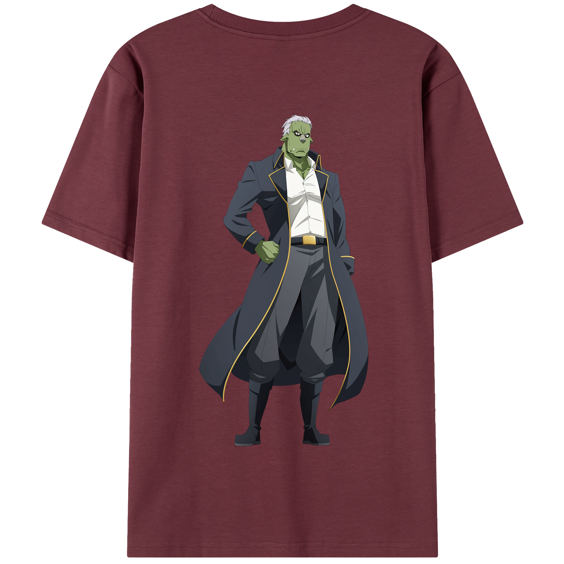 （画像用） 転スラ Regarding Reincarnated to Slime 綿100％半袖Tシャツ（背面プリント）